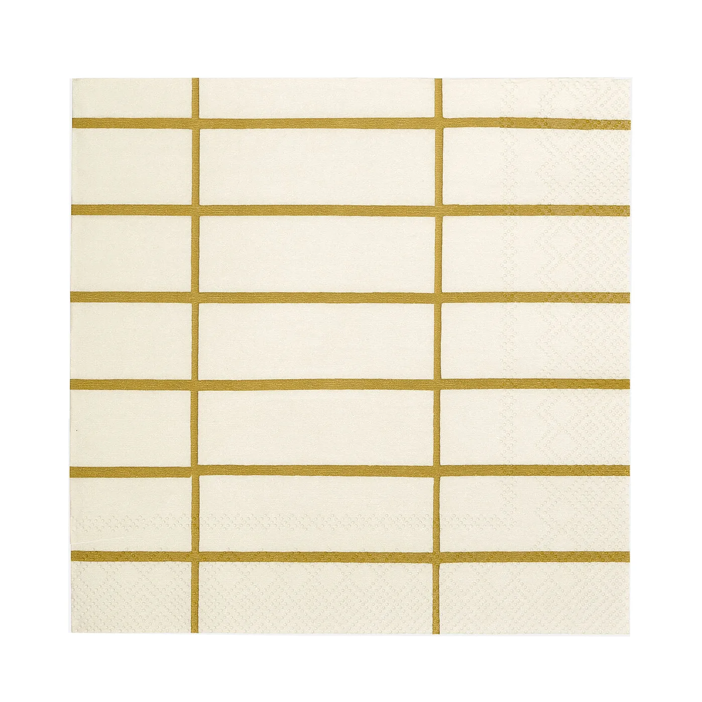 Serwetki Tiiliskivi 33x33 cm 20 szt., Linen-ochre Marimekko