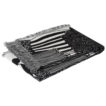 Siirtolapuutarha koc 130x180 cm - Off white-czarny - Marimekko