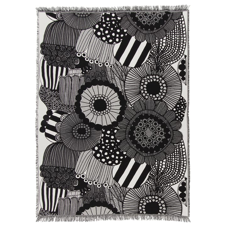 Siirtolapuutarha koc 130x180 cm - Off white-czarny - Marimekko