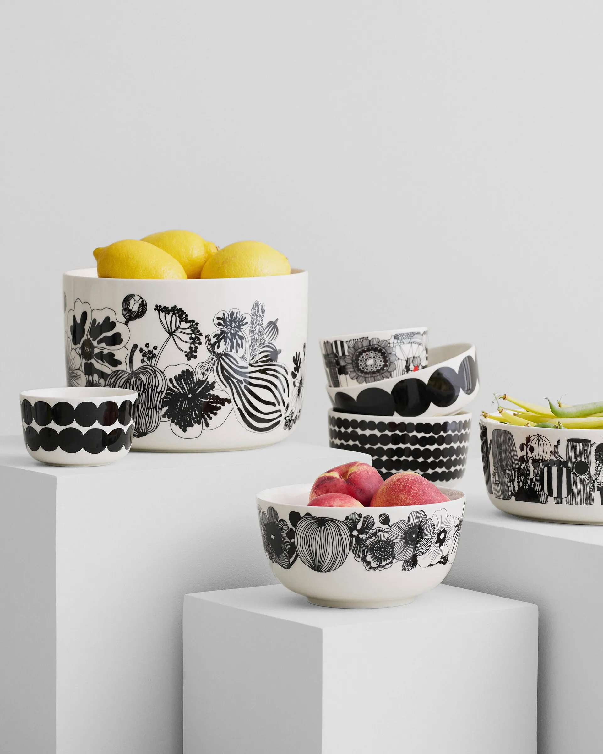 Siirtolapuutarha miska 250 ml, czerwono-biały Marimekko