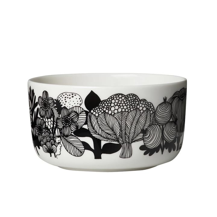 Siirtolapuutarha miska 5 dl, czarno-biały (Finlandia 100 lat) Marimekko
