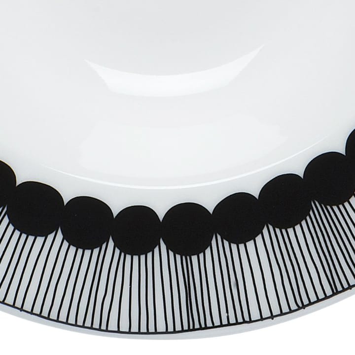 Siirtolapuutarha talerz głęboki Ø 20 cm, czarno-biały Marimekko