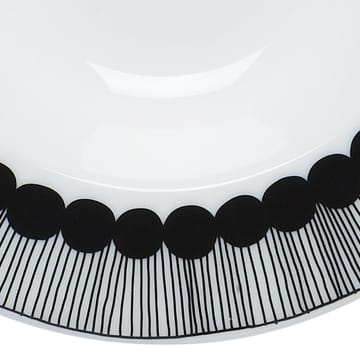 Siirtolapuutarha talerz głęboki Ø 20 cm - czarno-biały - Marimekko