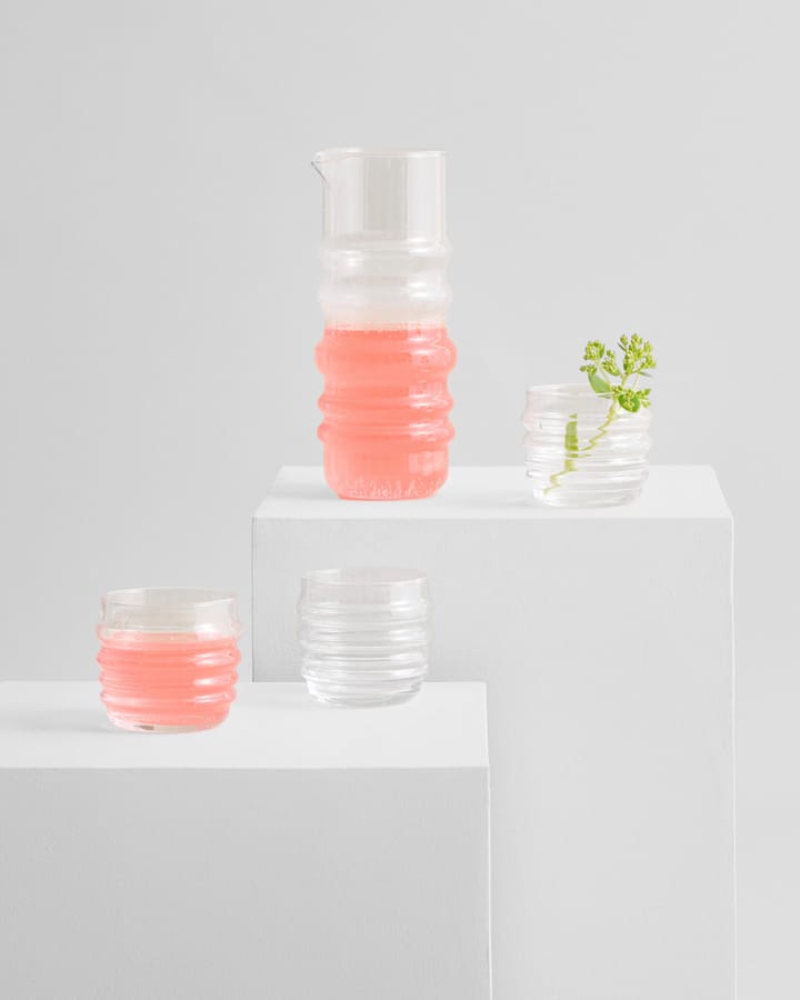 Sukat Makkaralla tumbler szklanka 2-pak - przezroczysty 2-pak - Marimekko