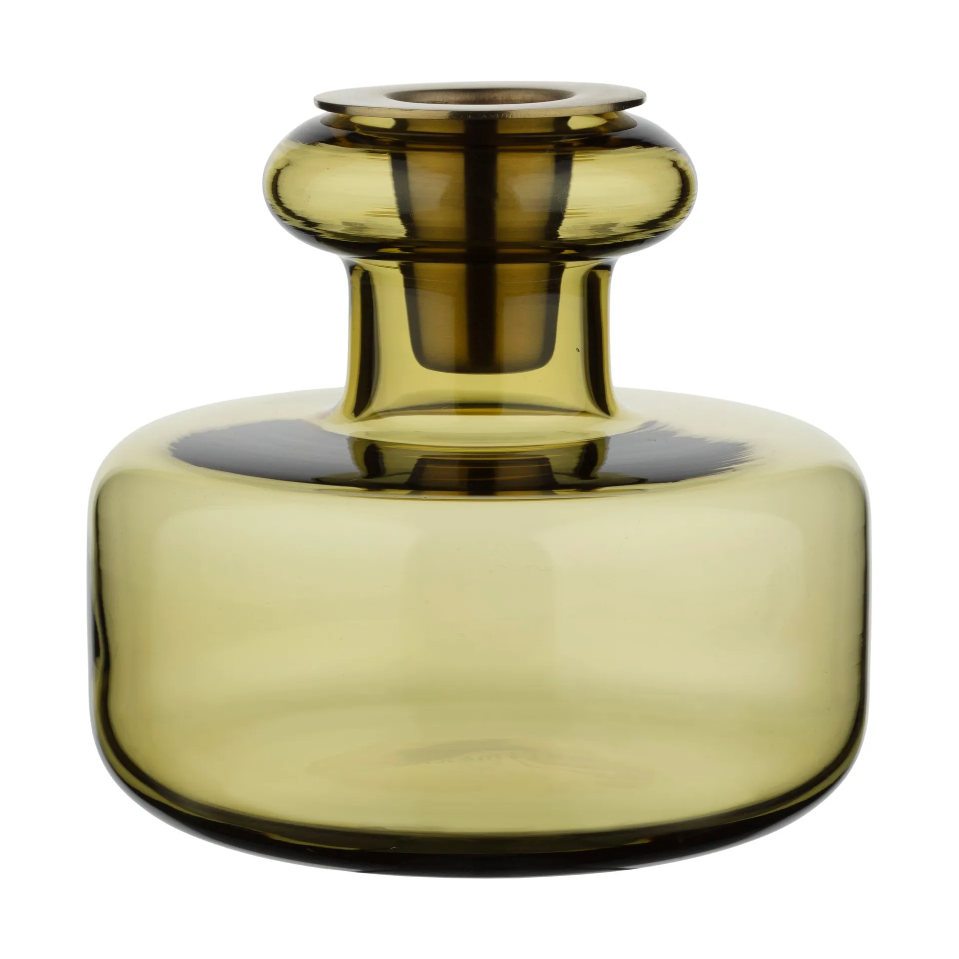 Świecznik Puteli Ø10,5 cm, Zielona umbra Marimekko