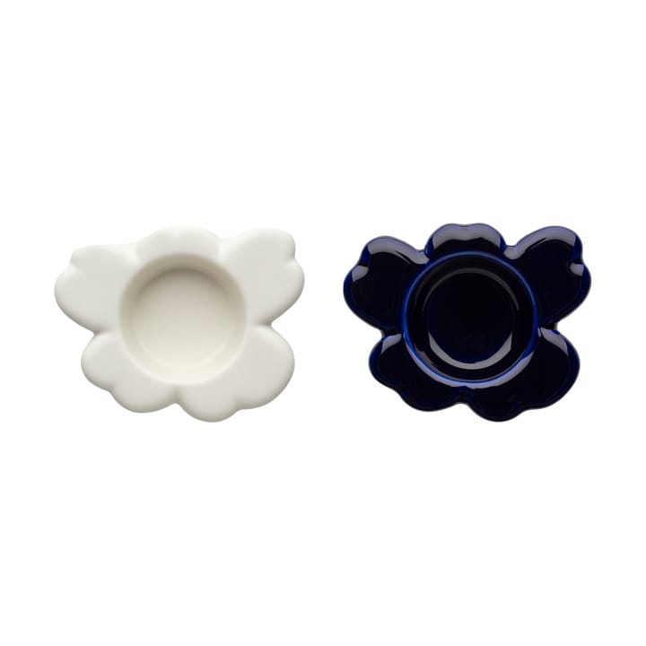 Świecznik Unikko 3x10 cm, Matte white Marimekko