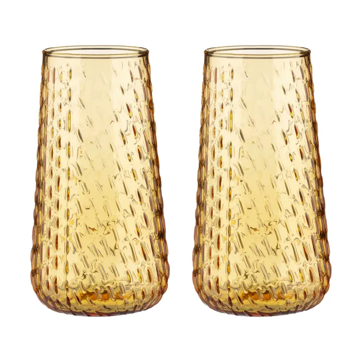 Syksy długie szklanki, 2‑pak - Honey - Marimekko