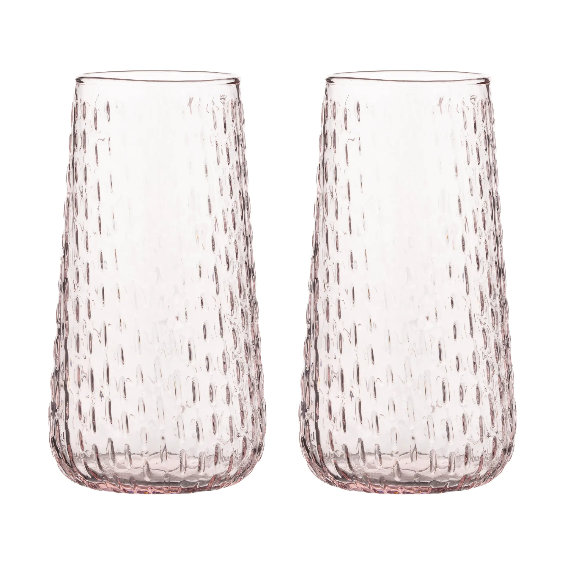 Syksy długie szklanki, 2‑pak, Light pink Marimekko