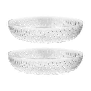 Syksy miska ze szkła 250 ml, 2‑pak - Przezroczysty - Marimekko