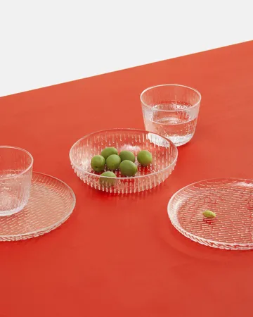 Syksy miska ze szkła 250 ml, 2‑pak - Przezroczysty - Marimekko