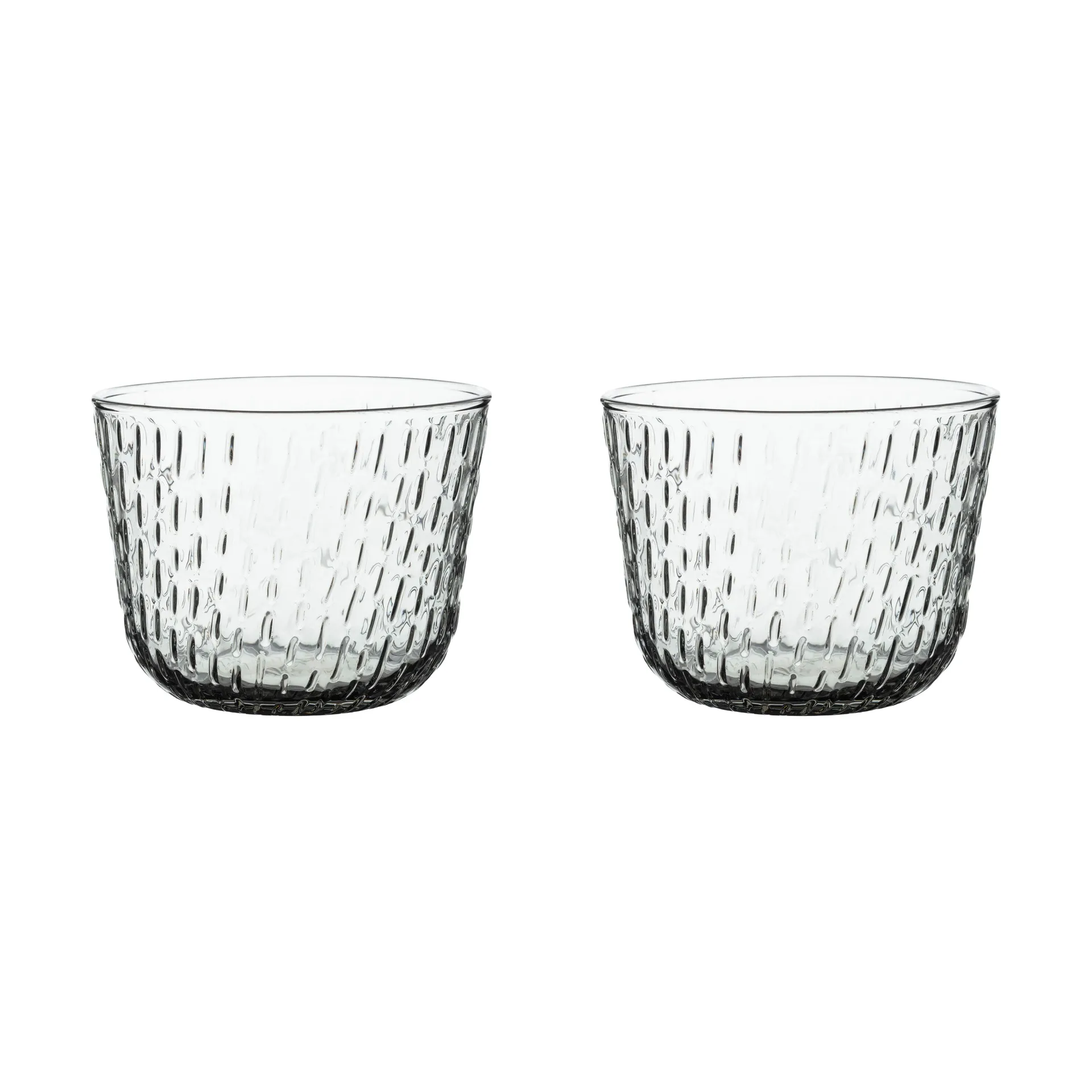 Syksy szklanka do napojów 200 ml, 2‑pak, Misty grey Marimekko