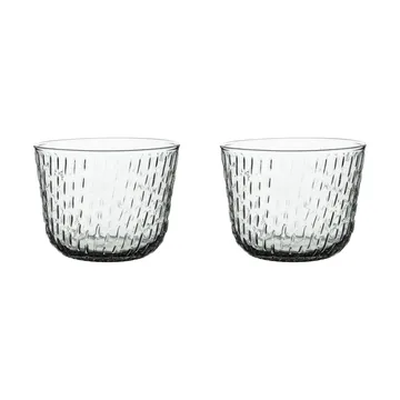 Syksy szklanka do napojów 200 ml, 2‑pak - Misty grey - Marimekko