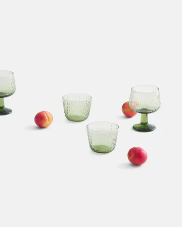 Syksy szklanka do napojów 200 ml, 2‑pak - Oliwka - Marimekko