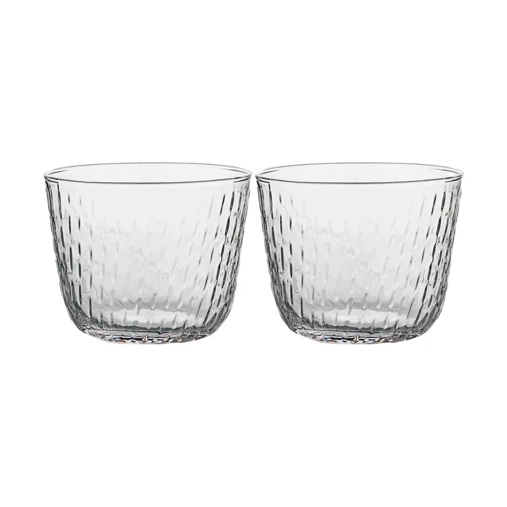 Syksy szklanka do napojów 200 ml, 2‑pak - Przezroczysty - Marimekko