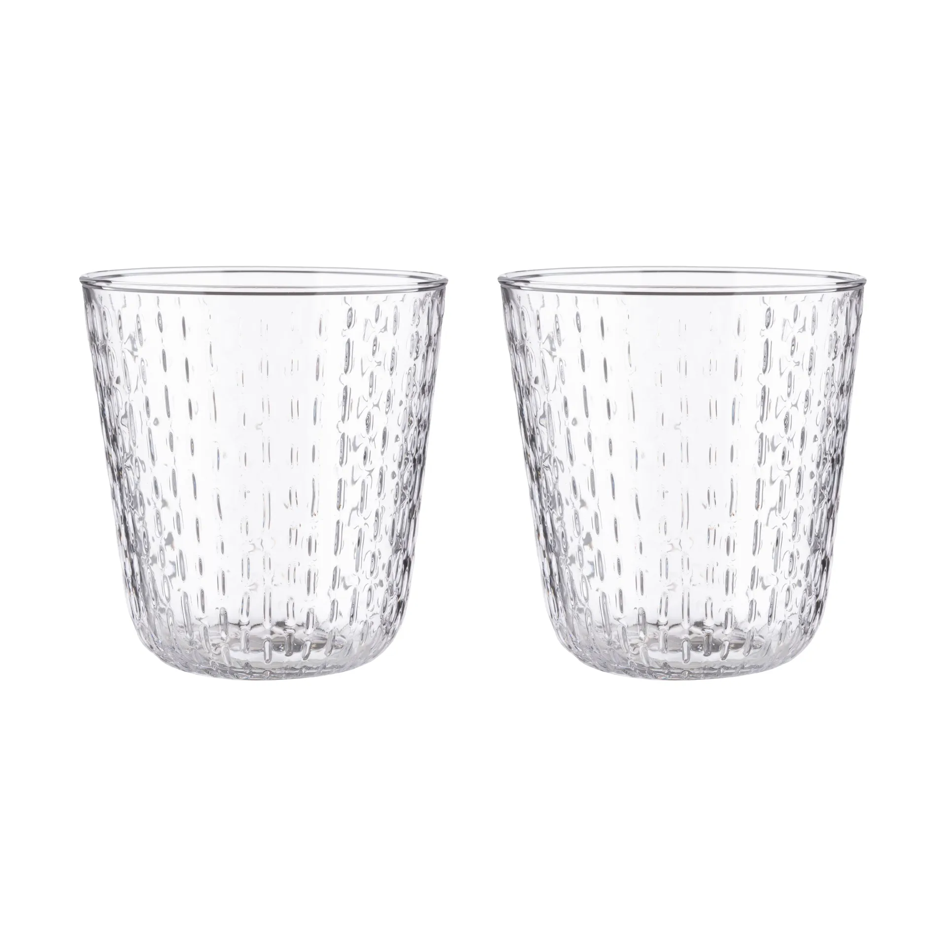 Syksy tumbler, szkło 360 ml, 2‑pak, Clear Marimekko