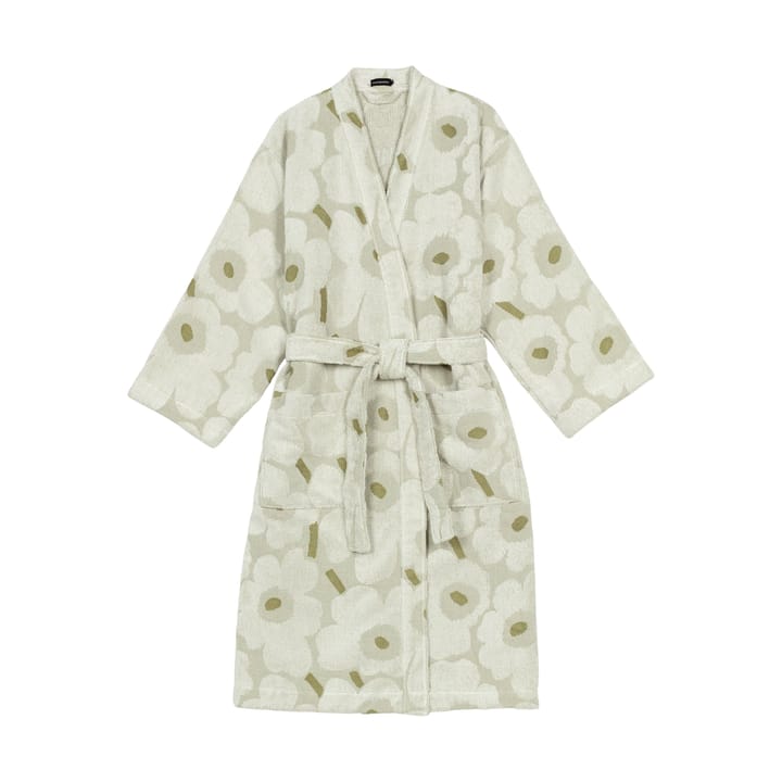 Szlafrok Pieni Unikko L - Green umber-cream - Marimekko