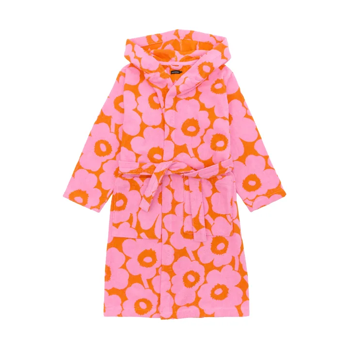 Szlafrok Pieni Unikko L - Orange-pink - Marimekko