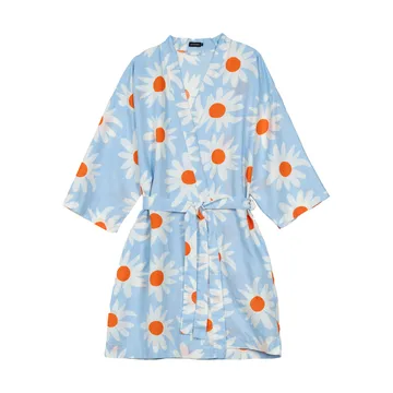 Szlafrok Rakastaa ei rakasta - Orange-Off-white-light blue - Marimekko