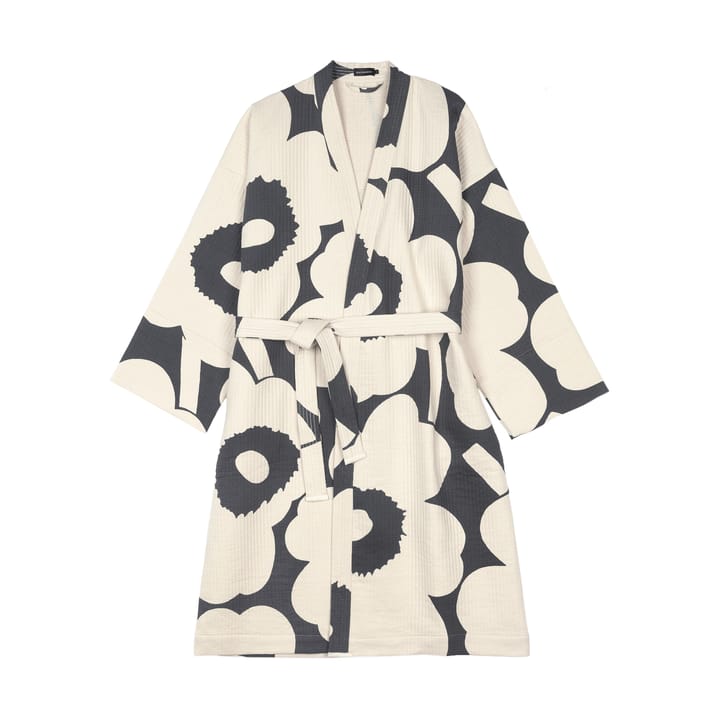 Szlafrok Unikko - Charcoal-off white, M - Marimekko