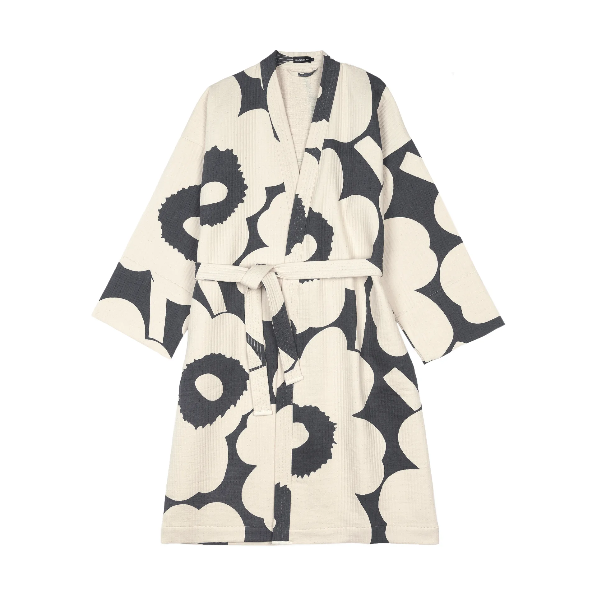 Szlafrok Unikko, Charcoal-off white, S Marimekko