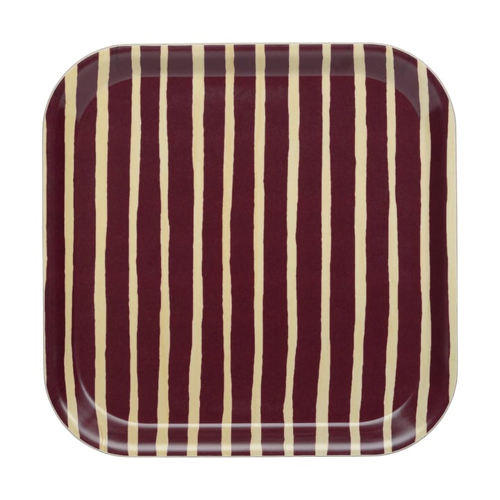 Taca Piccolo 20x20 cm - Burgundy - Marimekko