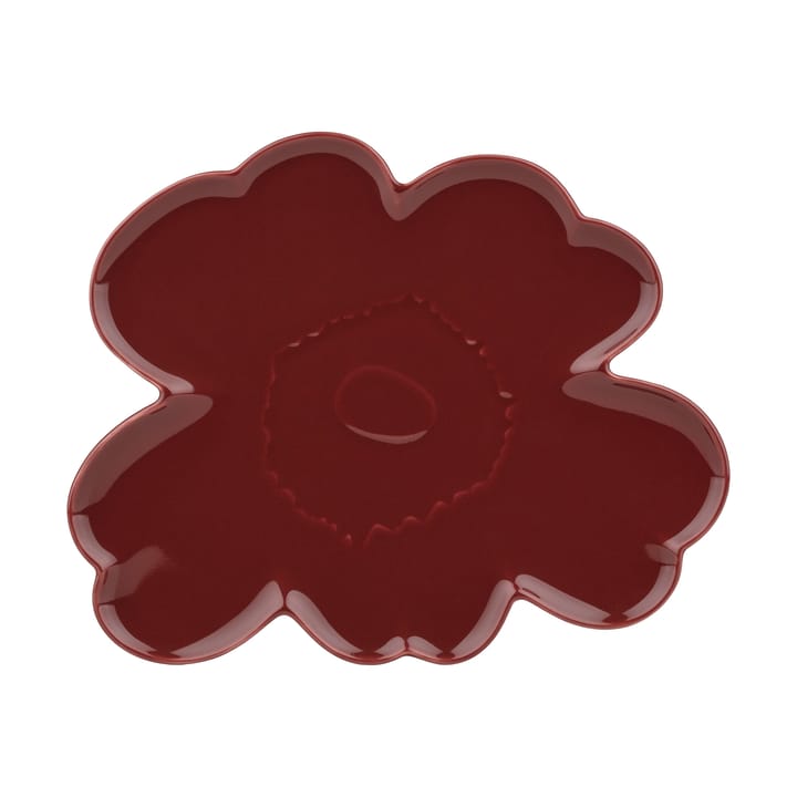 Taca Unikko Shape 32 cm - Burgundy - Marimekko