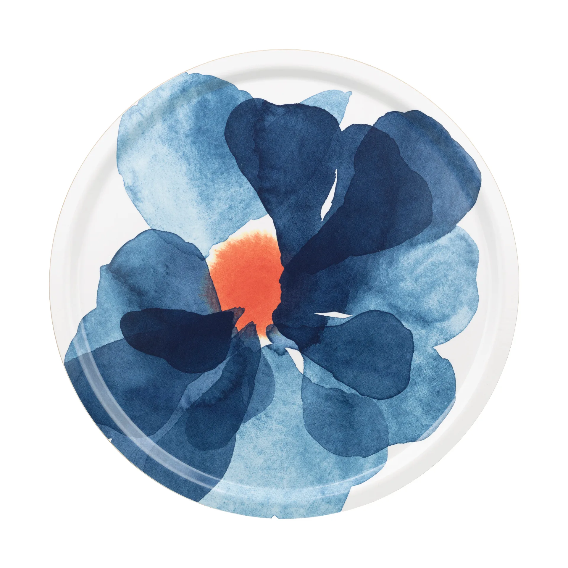 Taca Valssi Ø46 cm, White-blue-orange Marimekko