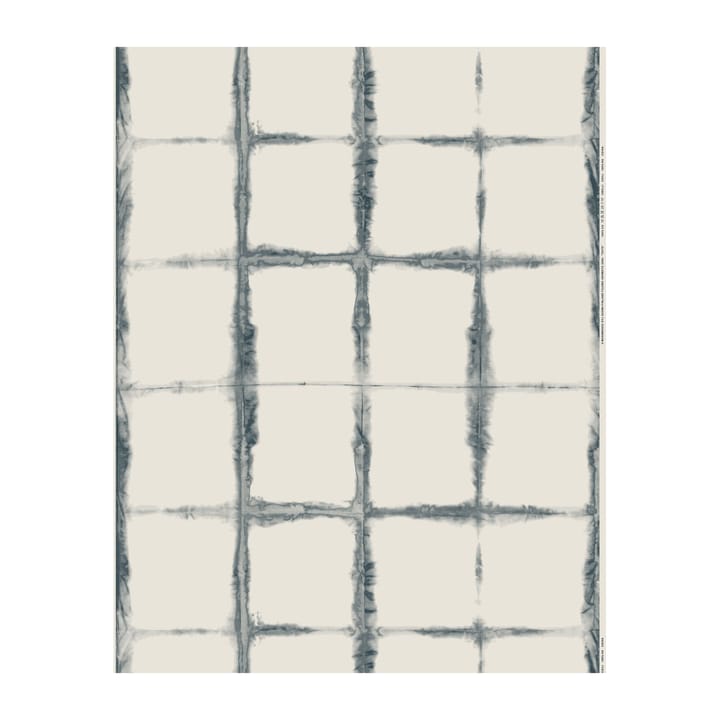 Taite tkanina bawełna wełna-konopia - White-dark blue - Marimekko