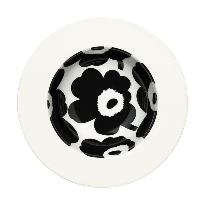 Talerz głęboki Unikko Ø20 cm - White-black - Marimekko
