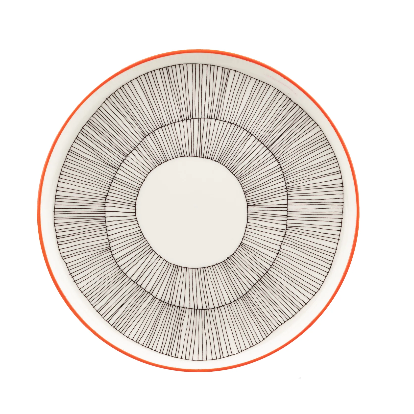 Talerz Kukat Puhkeavat Ø20 cm, White-black-orange Marimekko