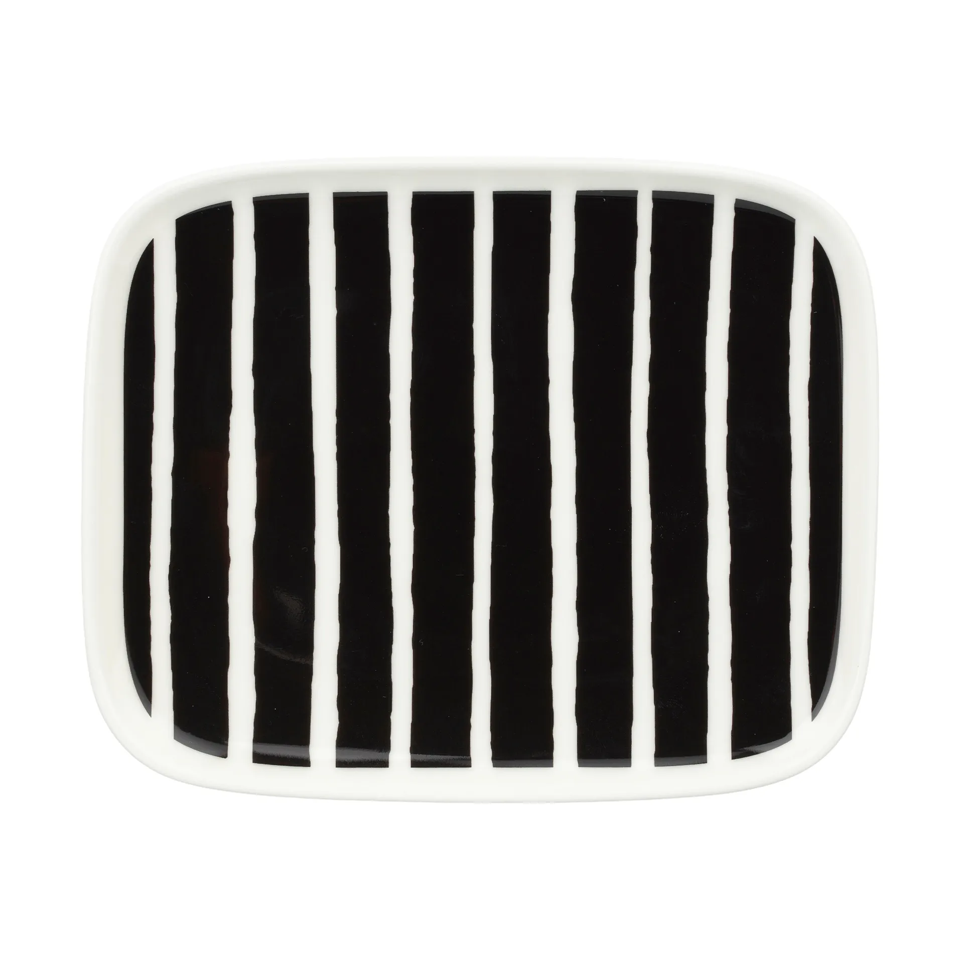 Talerz Oiva Piccolo 12x15 cm, Black-white Marimekko