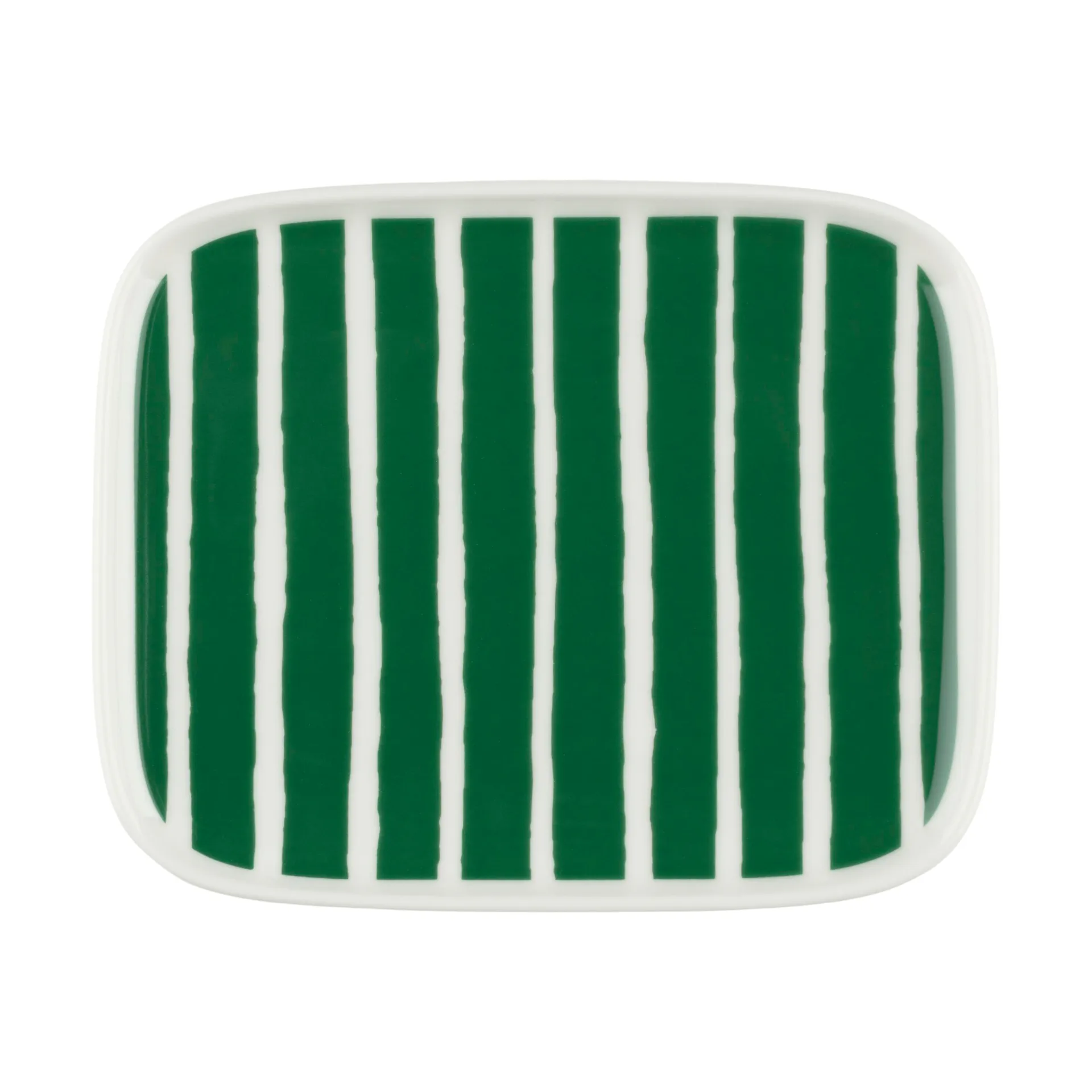 Talerz Oiva Piccolo 12x15 cm, White-green Marimekko
