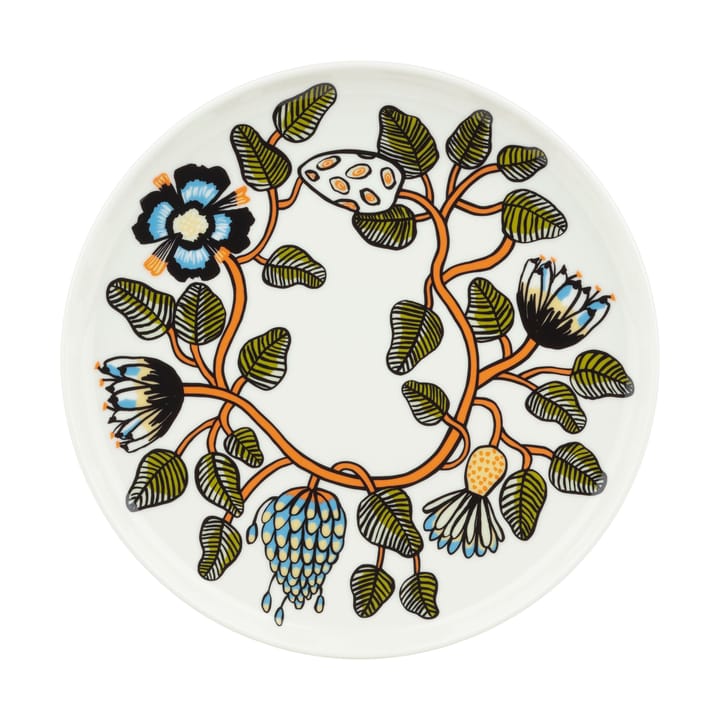 Talerz Tiara Ø25 cm - Biały - Marimekko