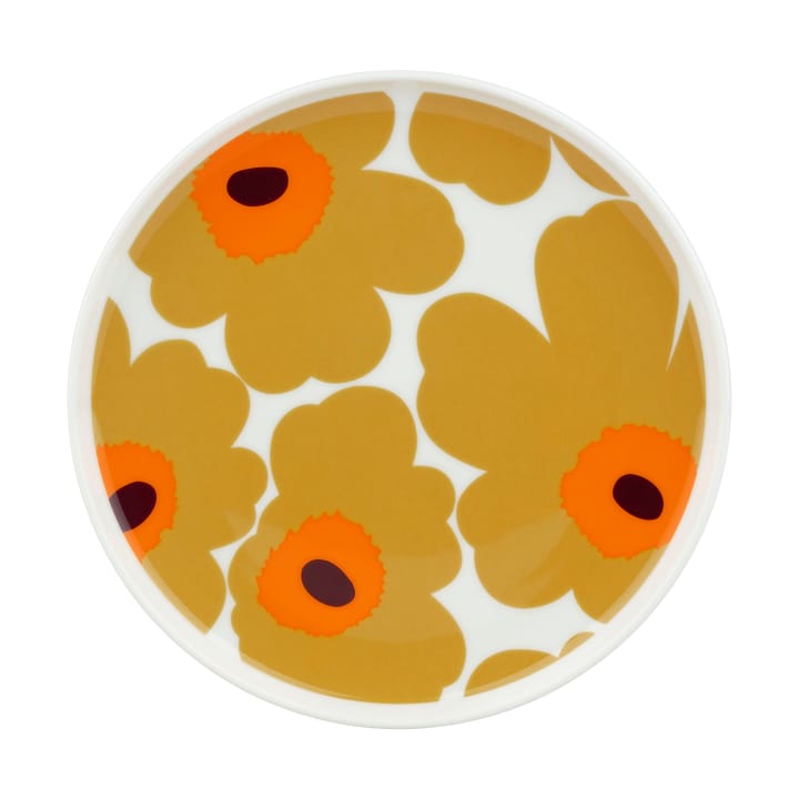 Talerz Unikko Ø20 cm - Biały - Marimekko