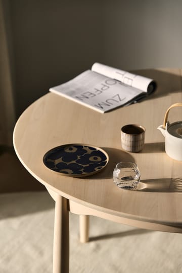 Talerz Unikko Ø20 cm - Terra-granatowy - Marimekko