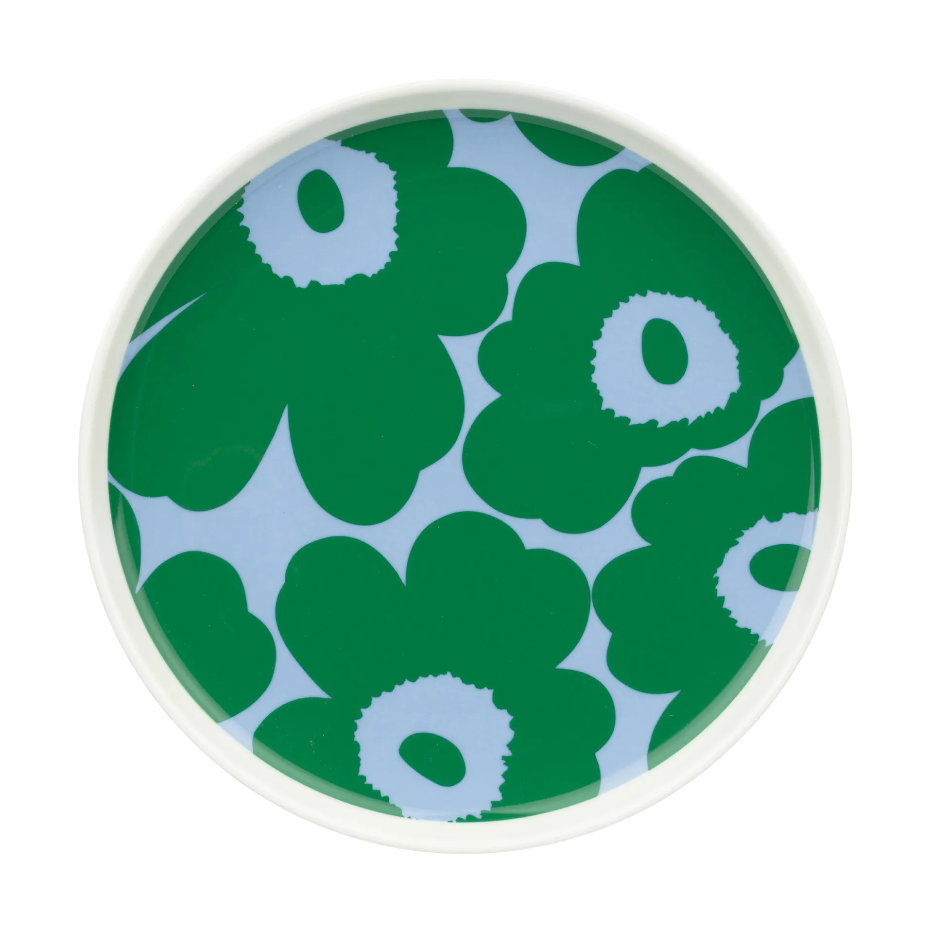Talerz Unikko Ø20 cm, White-green-light blue Marimekko