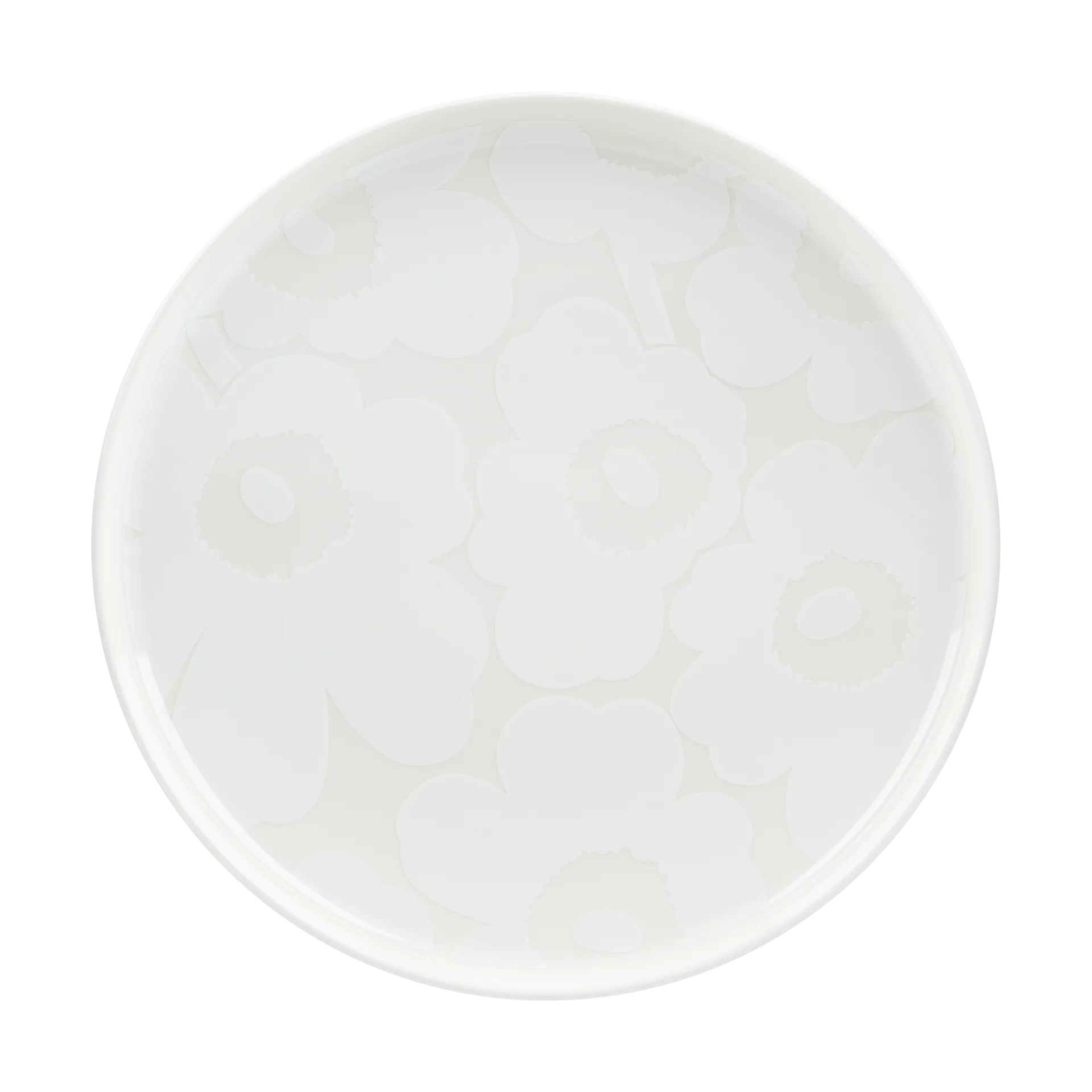 Talerz Unikko Ø25 cm, White Marimekko
