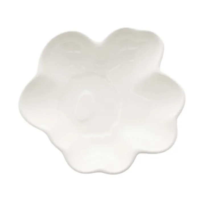 Talerz Unikko shape 9 cm - Biały - Marimekko