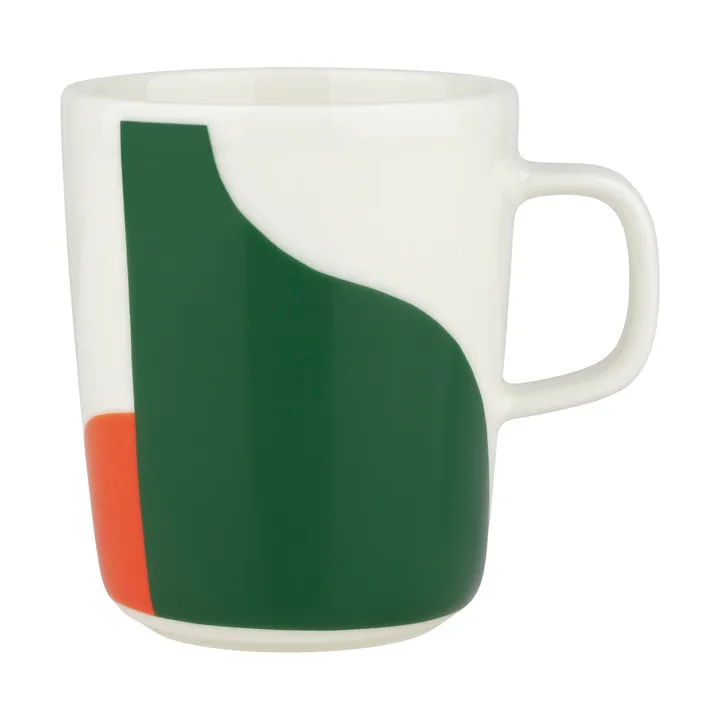 Tasapaino kubek 250 ml - White-jaskrawoniebieski-pomarańczowy - Marimekko