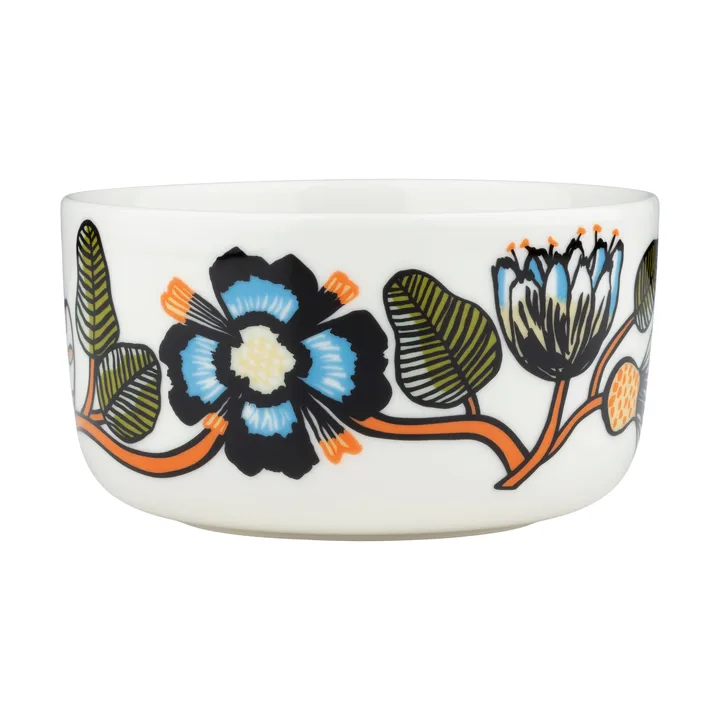 Tiara miska 500 ml - Biały–ciepły pomarańczowy–zielony - Marimekko
