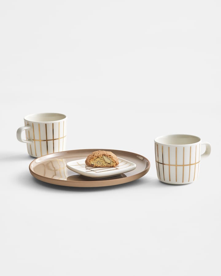 Tiiliskivi filiżanka do kawy 200 ml, White-gold Marimekko