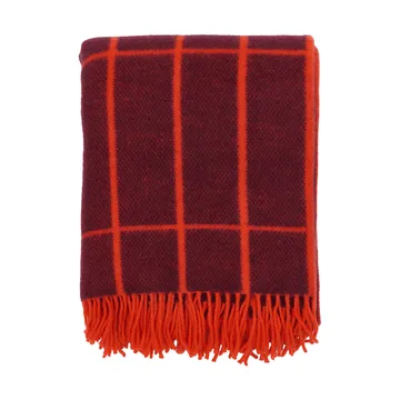 Tiiliskivi pled - Plum-pomarańczowoczerwony - Marimekko