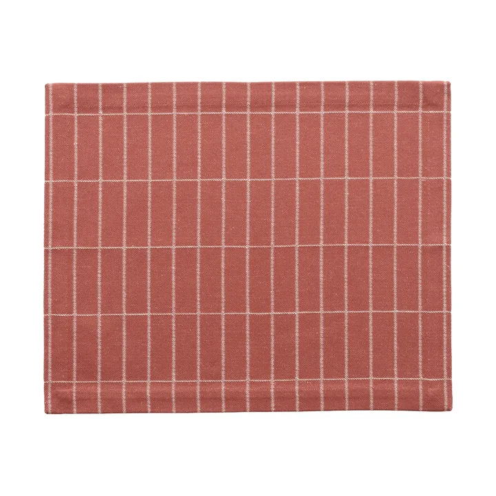 Tiiliskivi tkana podkładka na stół - Chestnut-off white, 31x42 cm - Marimekko
