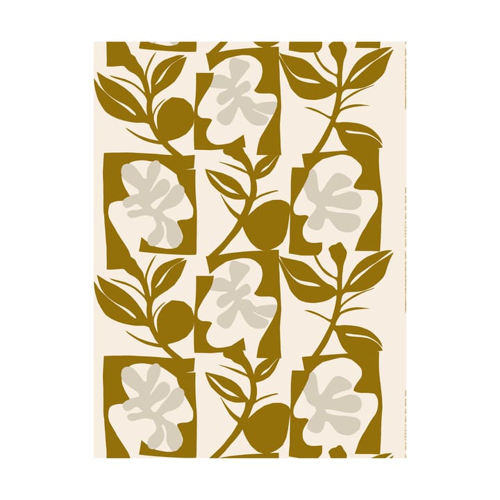 Tkanina bawełniana Naatit, cotton-olive-grey Marimekko