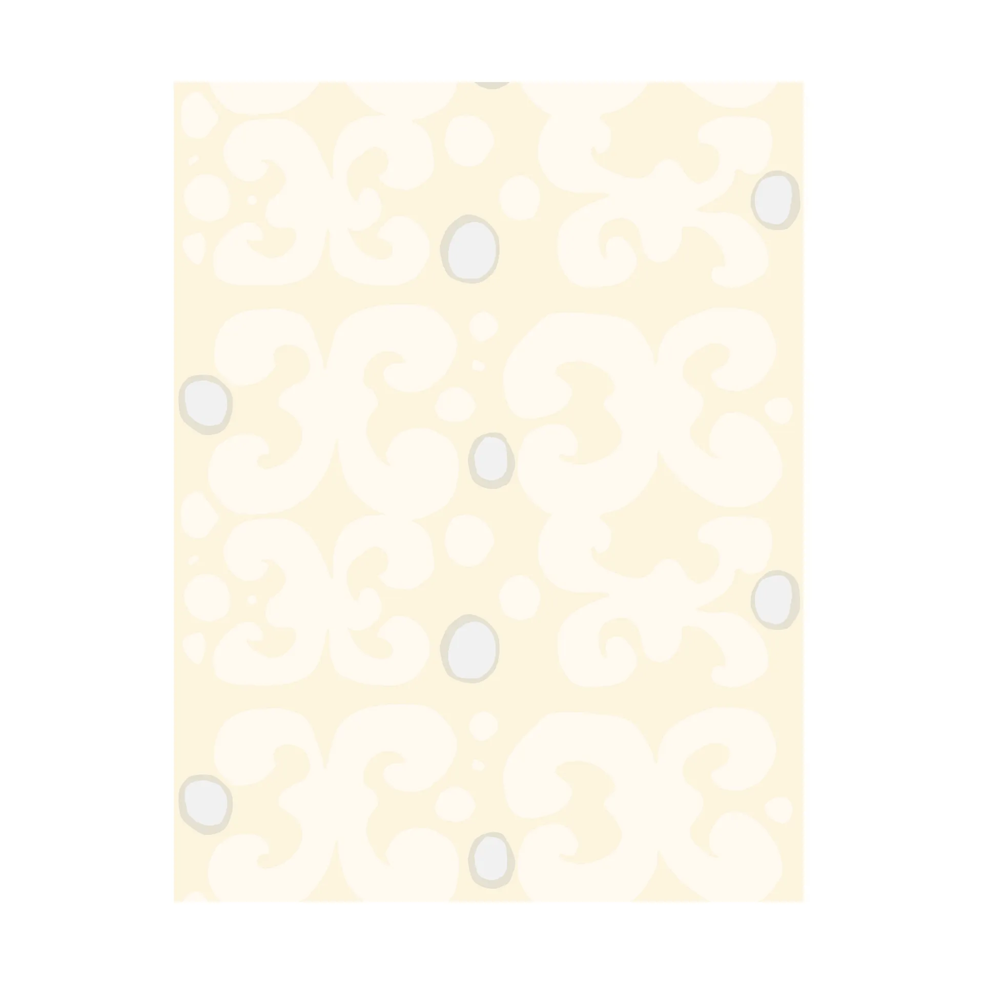 Tkanina Keidas, Chalk-natural white-silver grey-sateen Marimekko