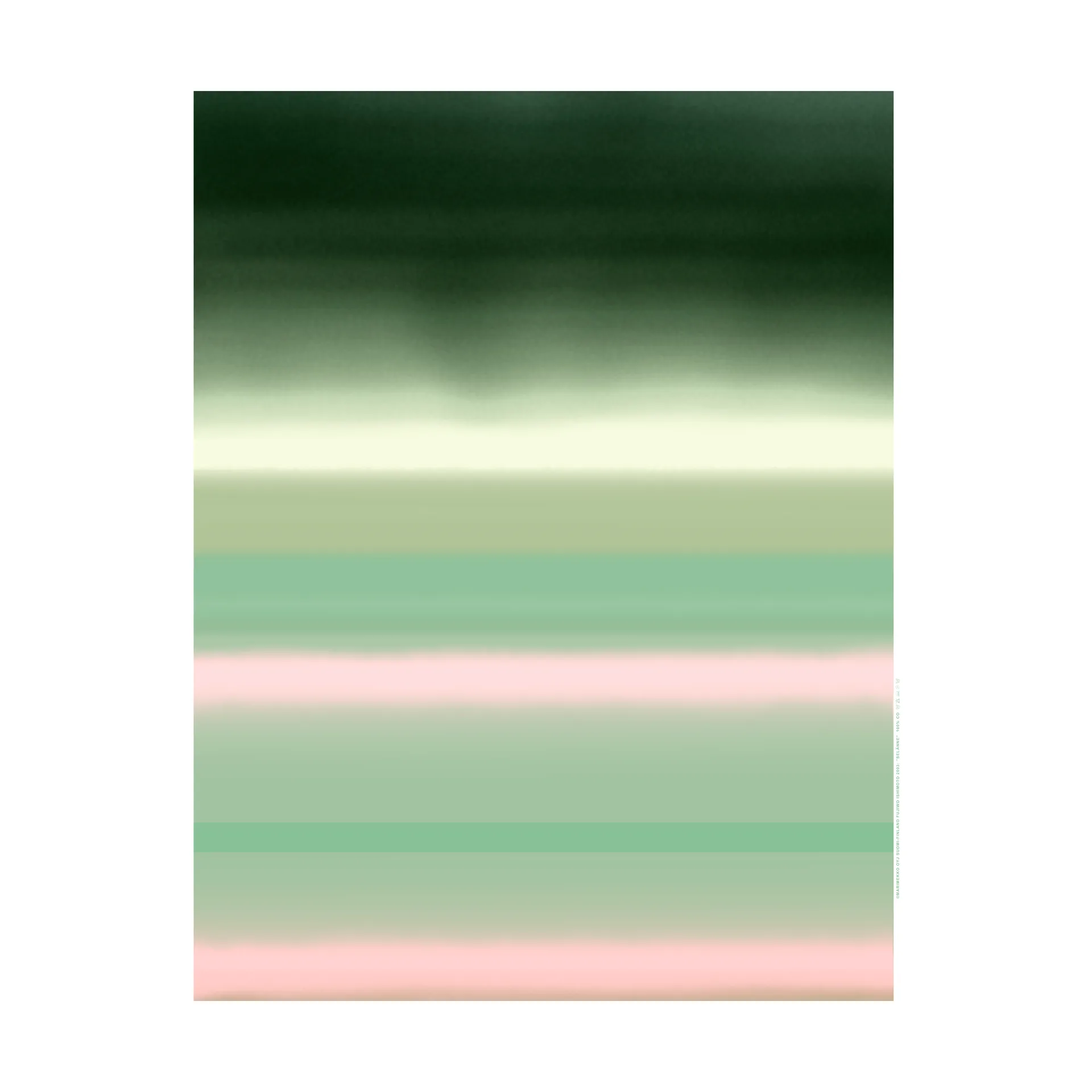 Tkanina Selänne, Zielona Marimekko