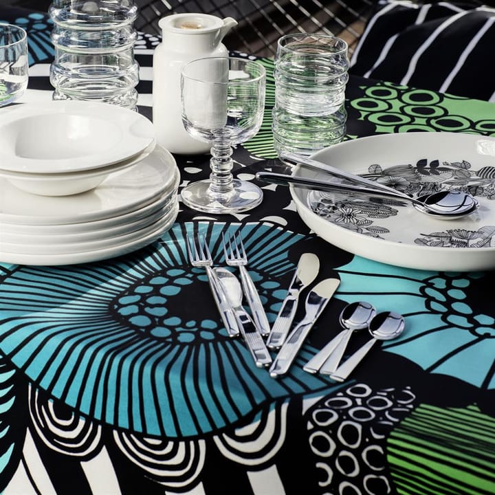 Tkanina Siirtolapuutarha, Błękit-zieleń Marimekko