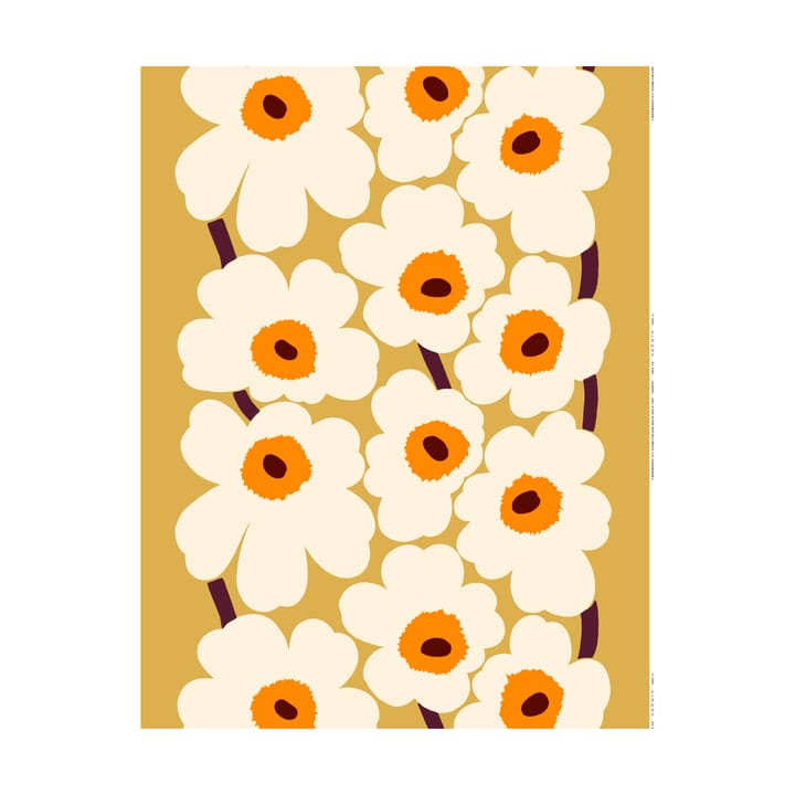 Tkanina Unikko - Beżowy - Marimekko