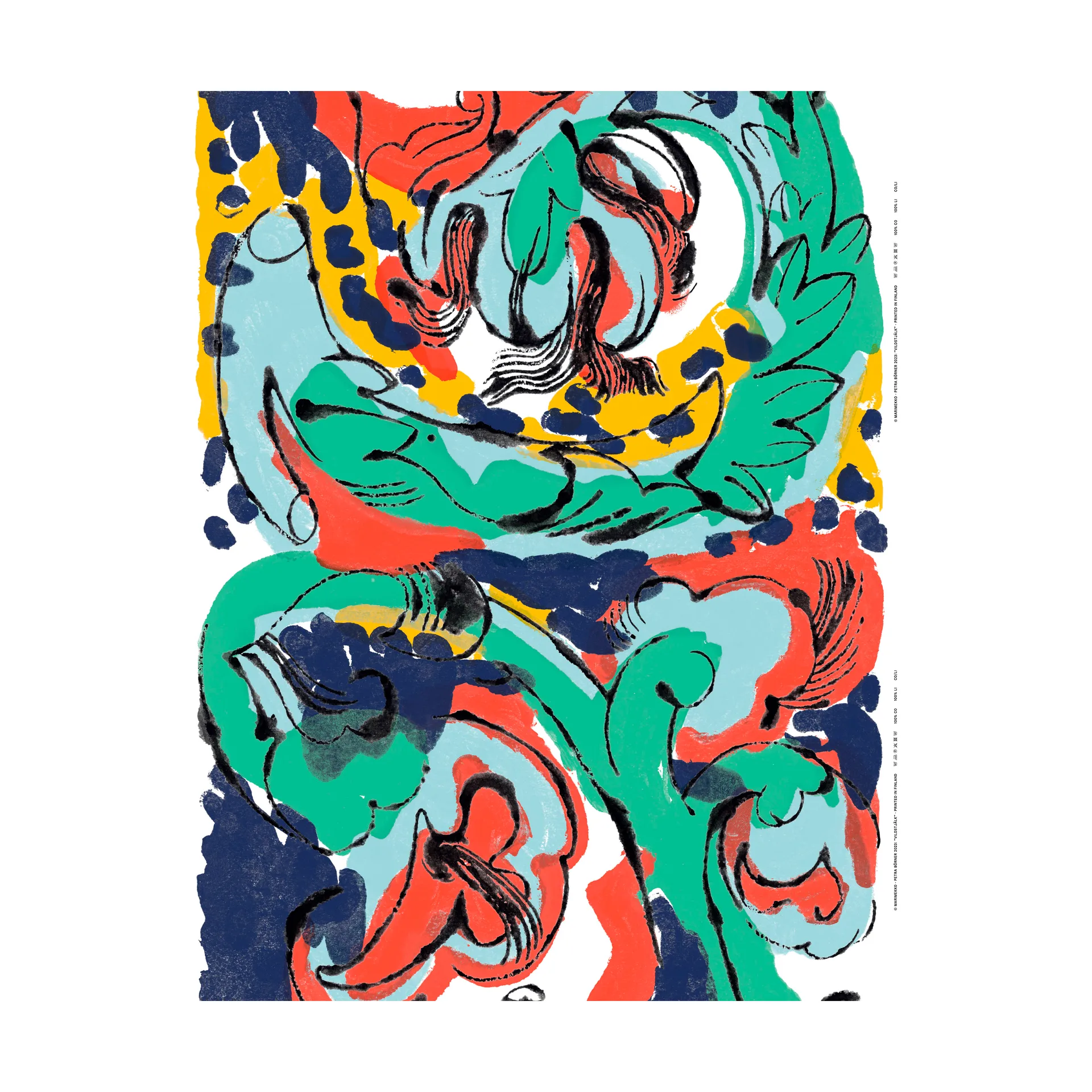 Tkanina Vildstjälk, Multi Marimekko