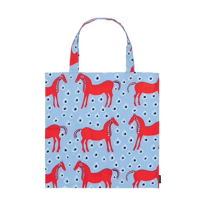 Torba Musta Tamma 44×43 cm - Light blue-red-black - Marimekko